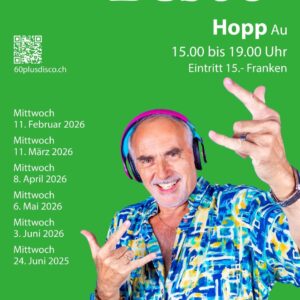 Ticket: 60plus Disco – Juni II (24. Juni 2026)